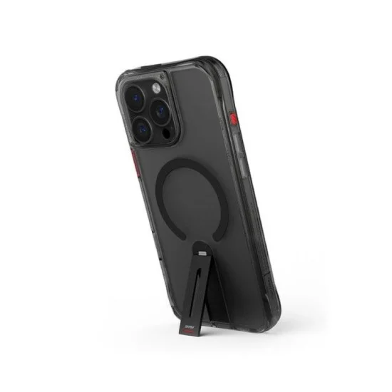 Cover Iphone 16 Pro Helix Mag-Charge + 360&deg; Rotating&nbsp;Stand Skinarma - Black